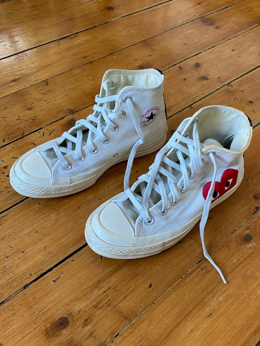 Comme des Garçons PLAY high top sneakers